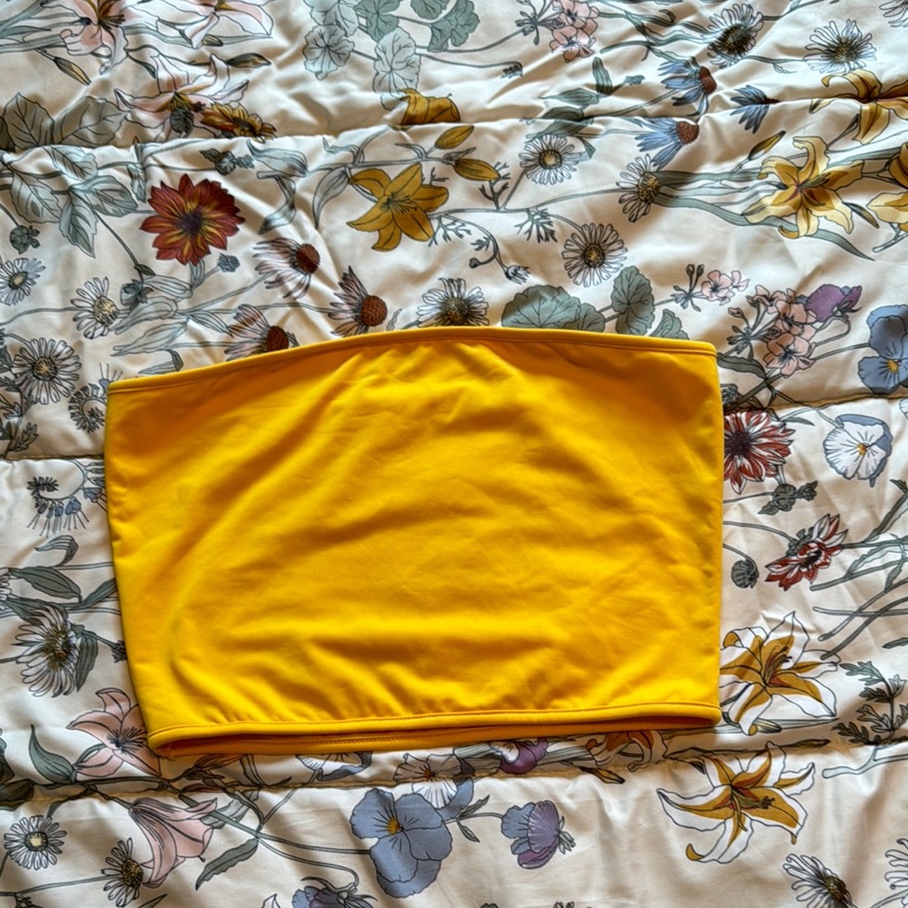 Yellow Tube Top